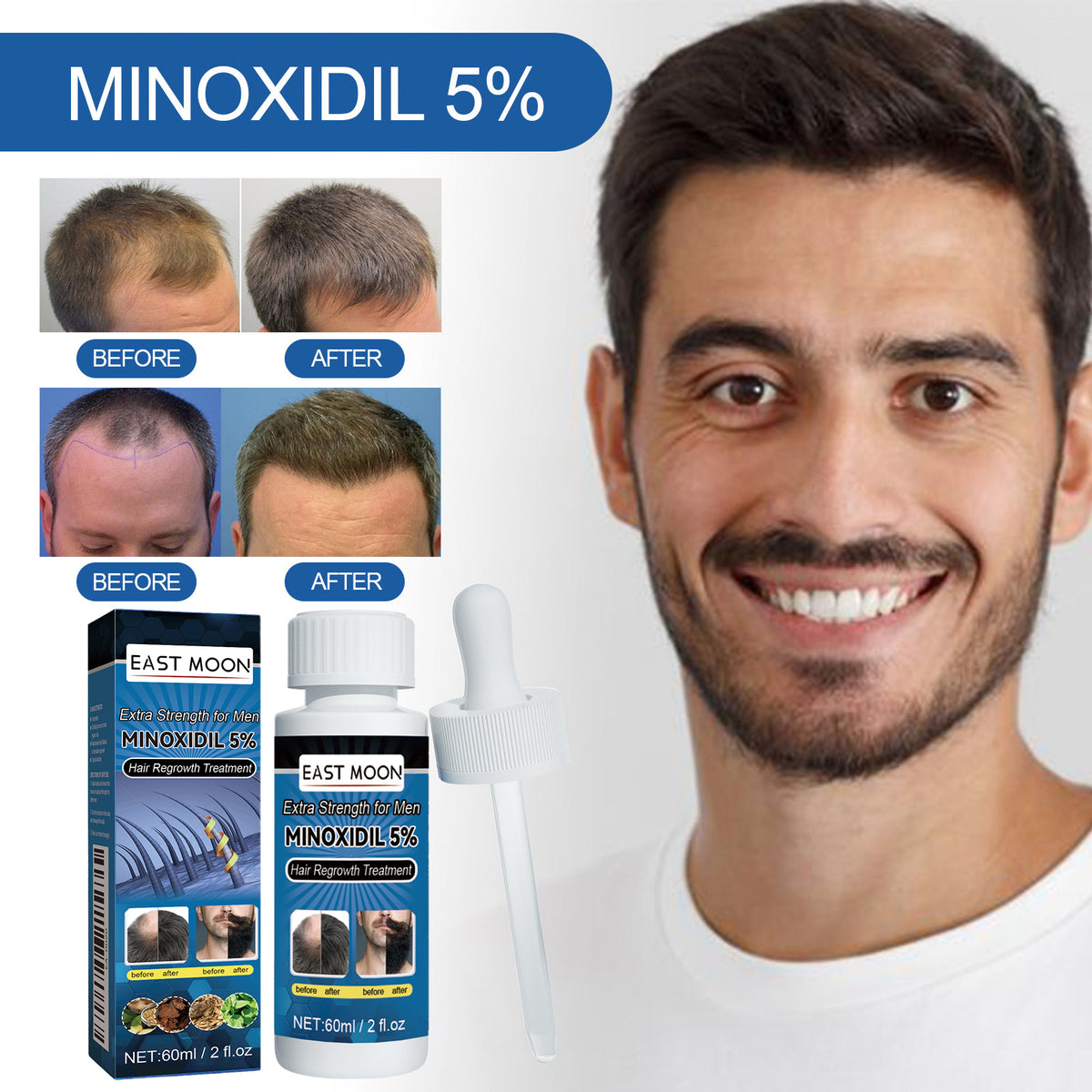 Hair & Beard Treatment - Men's Conditioning Liquid