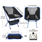 Camping Chair - Ultralight Folding Mesh Seat