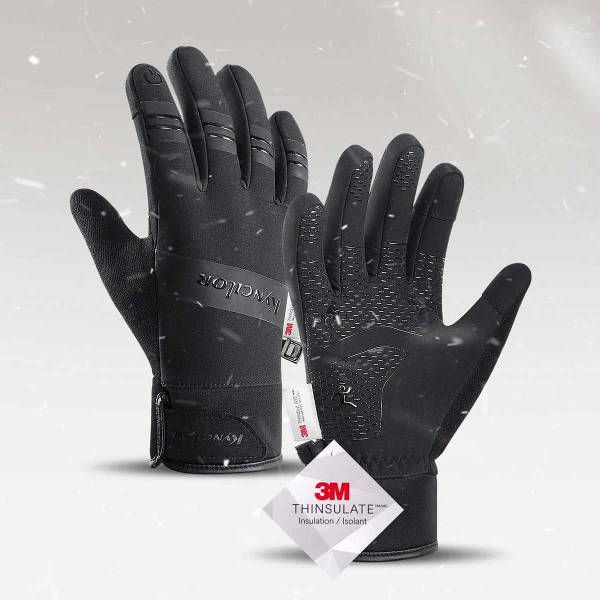 Cycling Gloves - Full-Finger Cold-Weather Pair