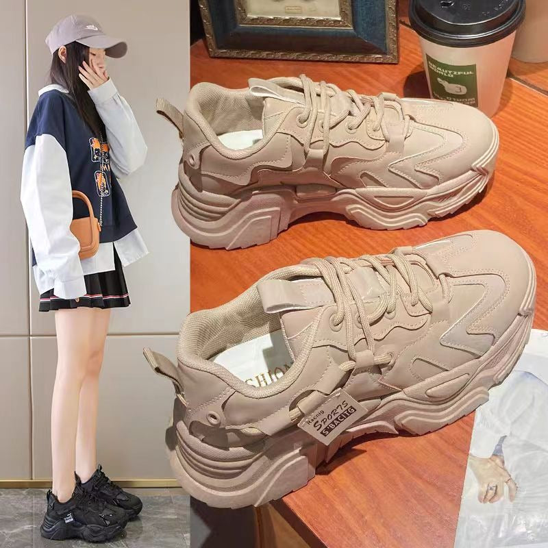 Women's Athletic Shoes - Height-Boosting Sole