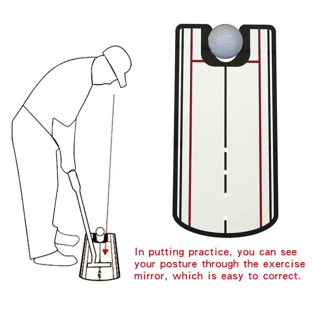 1 PCS Golf Putting Mirror Alignment Training Aid Golf Putter Balancer Straight Practice Eye Line Golf Putter Trainer AccessoriesEstaliosFitEstaliosFit183651677;20260421;1776809254aOqnY