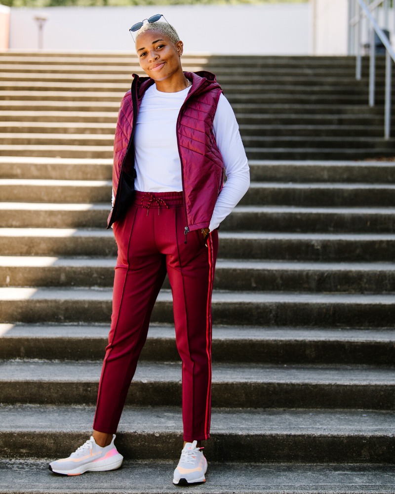 Track Pants – Goal Five Powerstripe 7/8 Length