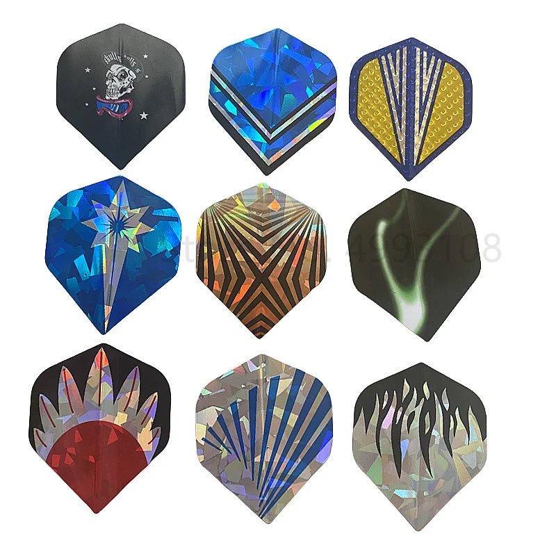 Reflective Laser Dart Flights, 10-Pack