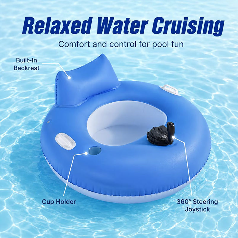 Inflatable Water Lounger - Electric Propeller Drive