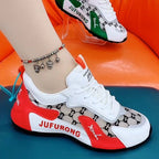 Athletic Shoes - Color-Block Mesh Trainers