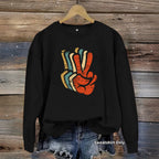 Women's Sweatshirt - Pattern-Print Fleece Pullover