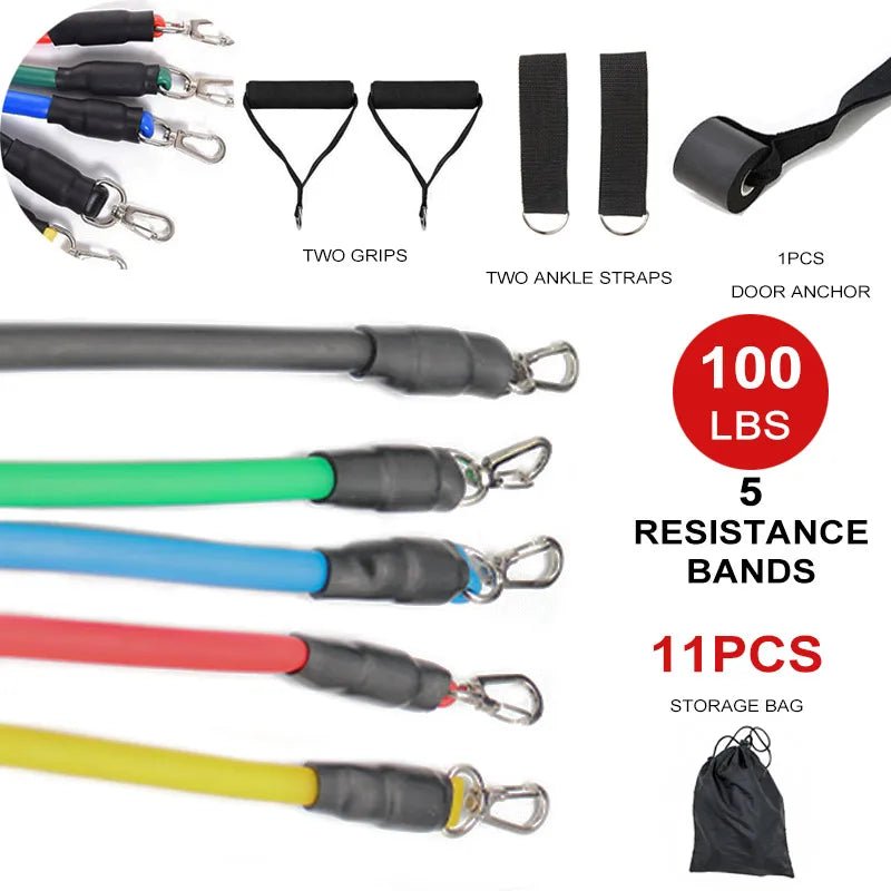 15 Pcs Resistance Bands Set Fitness Bands Resistance Gym Equipment Exercise Bands Pull Rope Fitness Elastic Training ExpanderEstaliosFitEstaliosFit184081807;20260429;1777457511TnBLJ