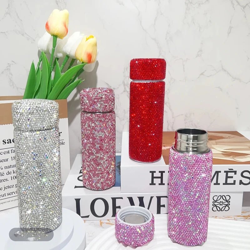 150ml/280ml/480ml Stainless Steel Thermos Bottle Rhinestone Vacuum Flask Portable Insulated Cup Keep Hot Tumbler Water BottleEstaliosFitEstaliosFit183652262;20260421;1776809363bFbD8