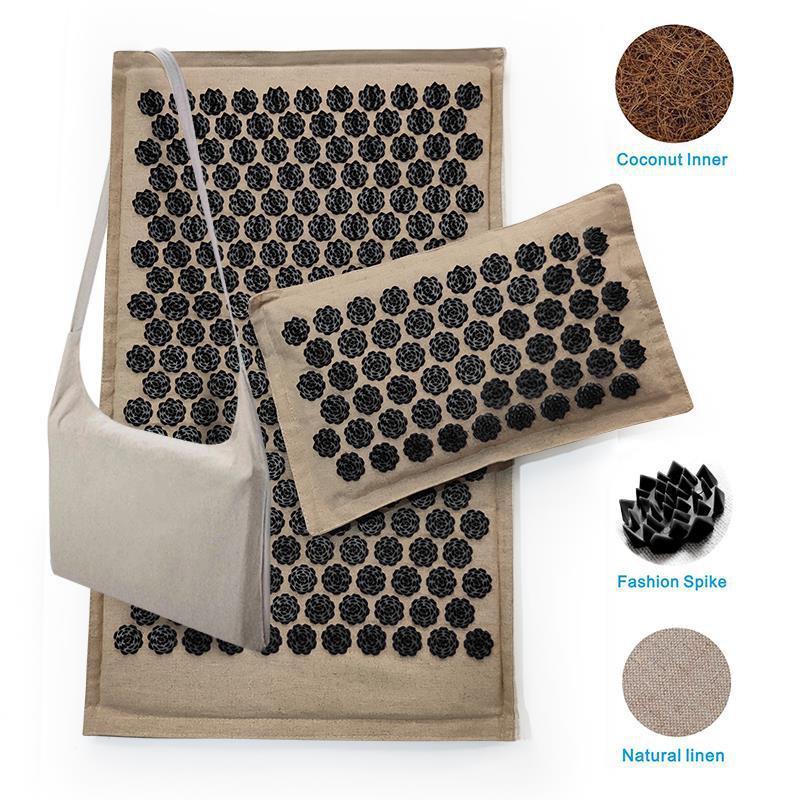 Floor Cushion - Triangle Linen Cushion Set