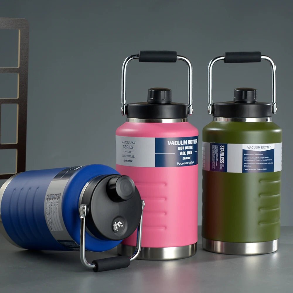 Large Vacuum Flask - 1.5L Insulated Water Bucket