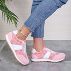 Women's Sneakers - Floral Platform Design