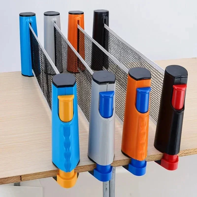 Portable Retractable Ping Pong Net – Spring Clip Table Net