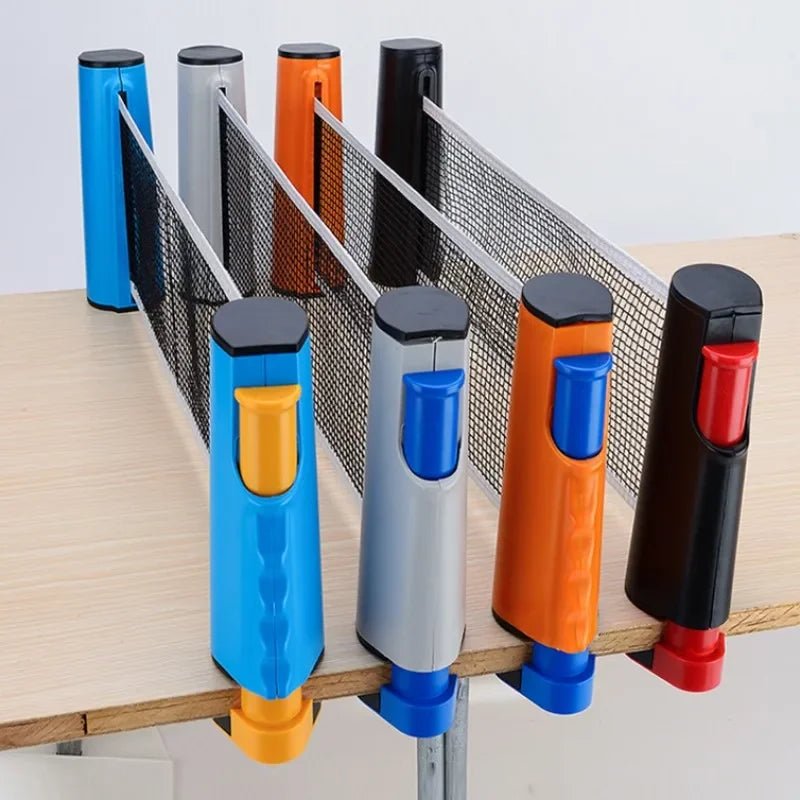 Portable Retractable Ping Pong Net – Spring Clip Table Net