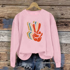 Women's Sweatshirt - Pattern-Print Fleece Pullover
