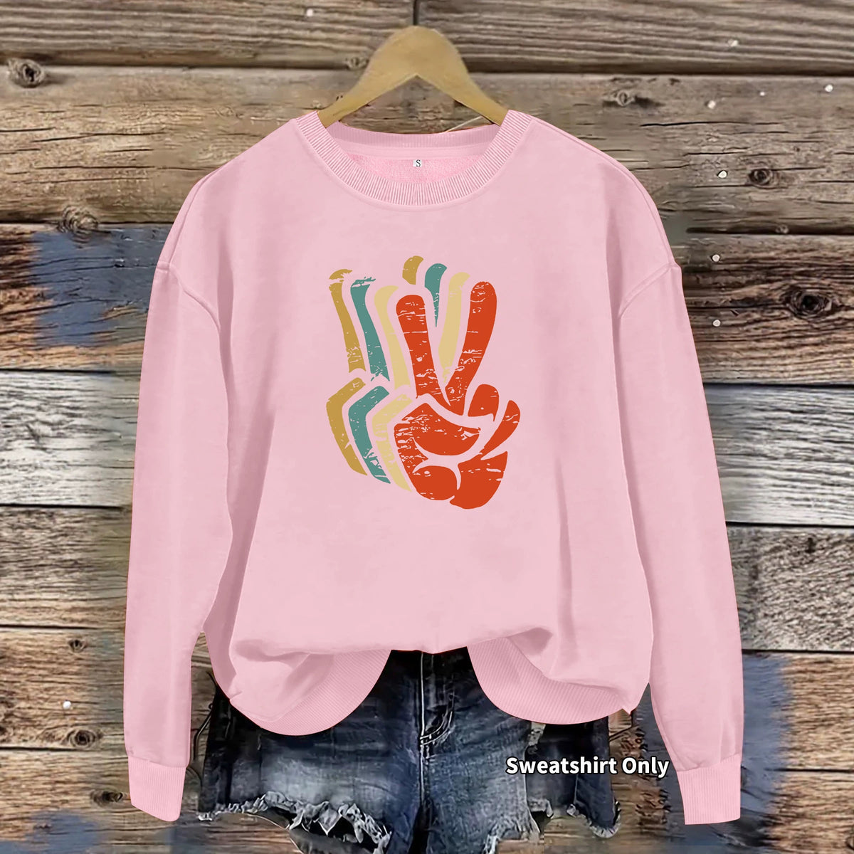Women's Sweatshirt - Pattern-Print Fleece Pullover