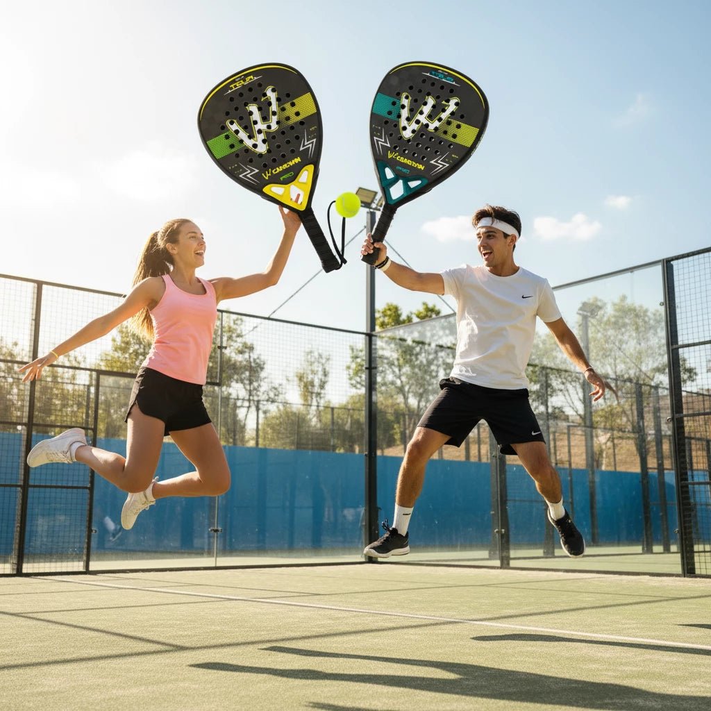 Carbon Fiber Padel Racket – EVA Memory Foam Core