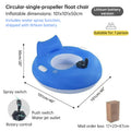 Inflatable Water Lounger - Electric Propeller Drive