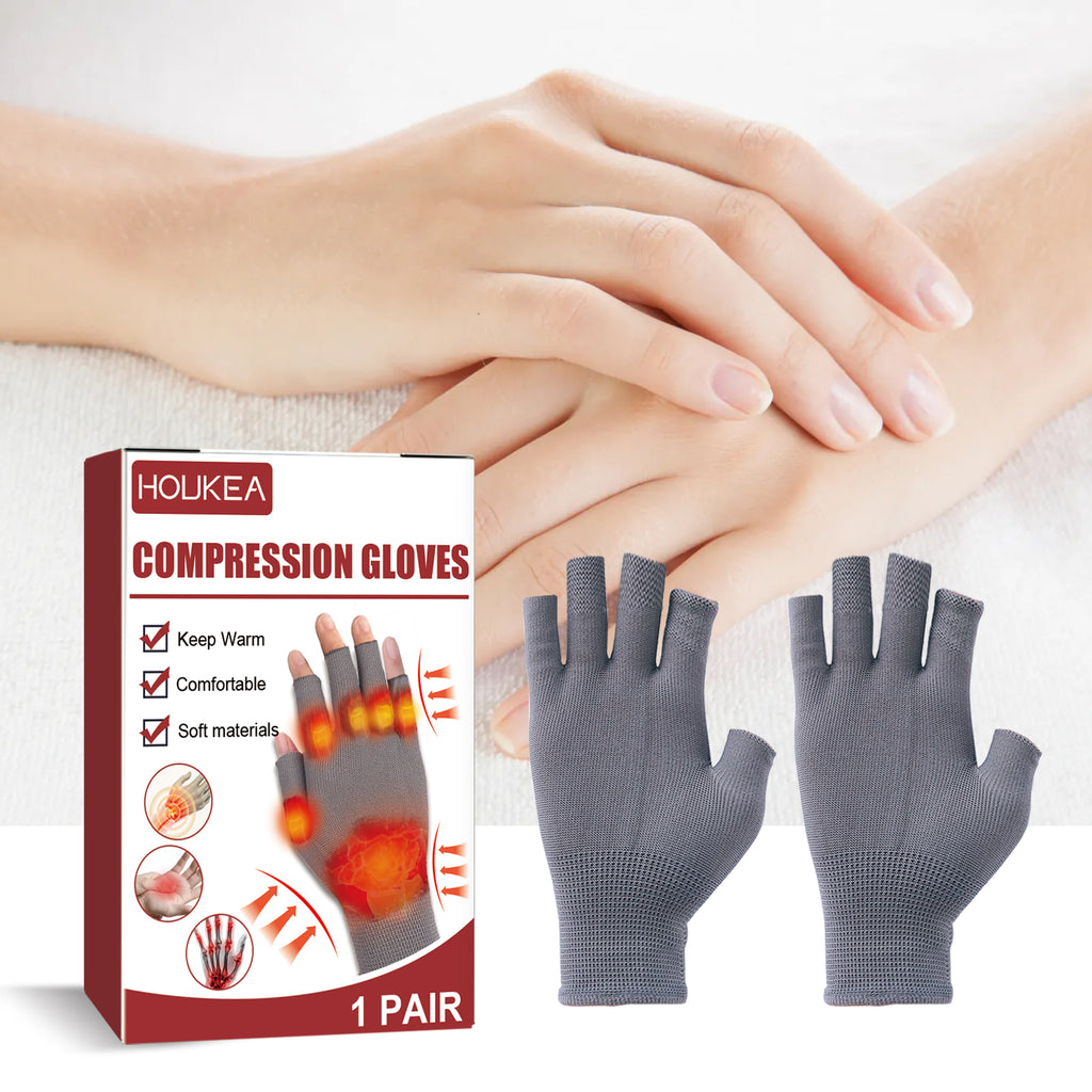 Stridewell Compression Gloves - Nylon Hand and Wrist Support