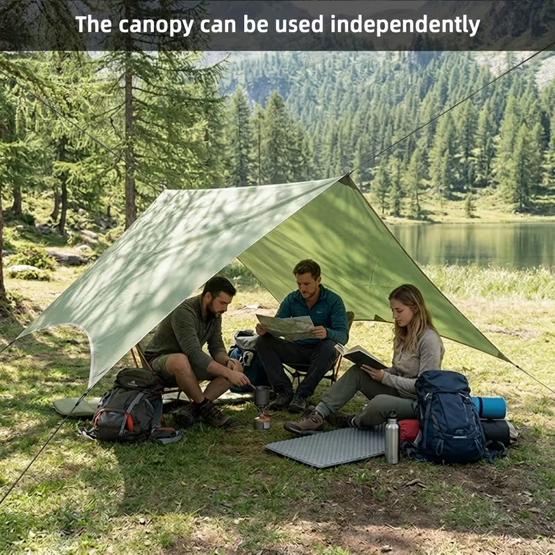 Camping Hammock - Zippered Bug-Net Design
