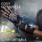 1Pair Half Finger Gym Fitness Gloves for Men & Women with Wrist Wrap Support Crossfit Workout Power Weight Lifting EquipmentEstaliosFitEstaliosFit184447991;2026057;1778180079qZ7YH