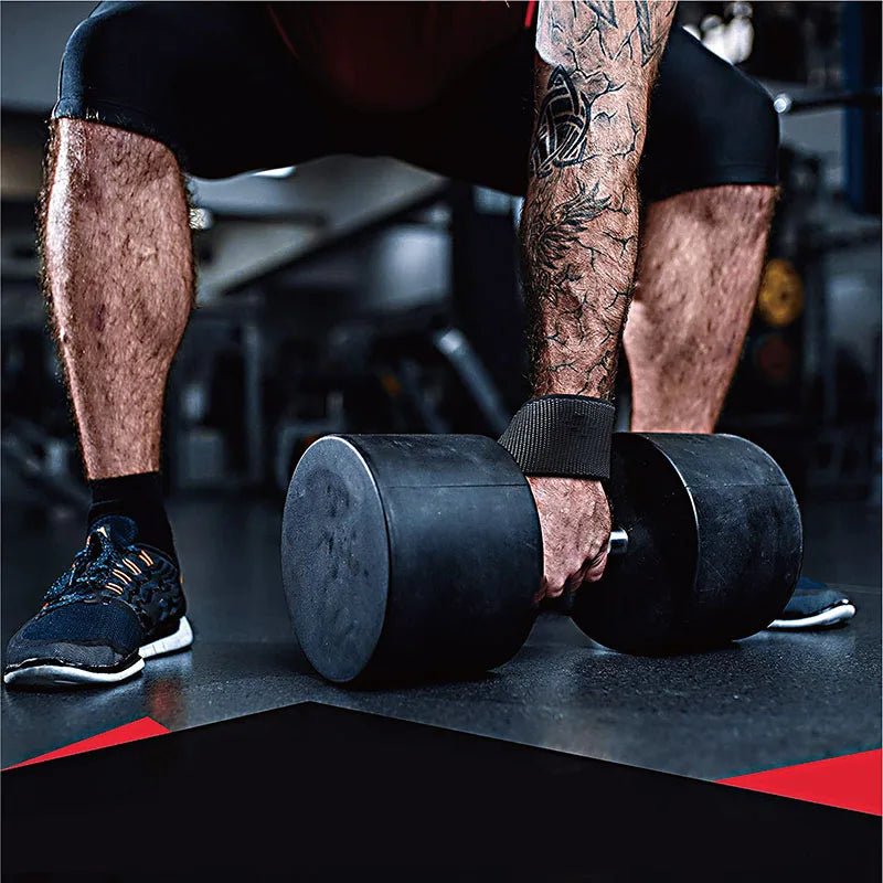 1Pair Non - slip Strap Gym Dumbbell Workout Weights Lifting Straps Crossfit Fitness Equipment Wrist Wrap Lift Exercise TrainingEstaliosFitEstaliosFit184448163;2026057;1778180228feTy6