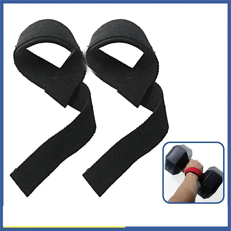 1Pair Non - slip Strap Gym Dumbbell Workout Weights Lifting Straps Crossfit Fitness Equipment Wrist Wrap Lift Exercise TrainingEstaliosFitEstaliosFit184448164;2026057;17781802283AB2y