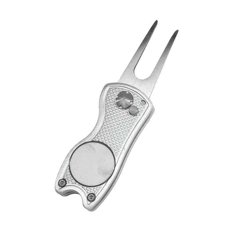 1pc Foldable Golf Divot Repair Tool With Golf Ball Tool Pitch Groove Cleaner Golf Accessories Putting Green Fork Training AidsEstaliosFitEstaliosFit183651810;20260421;1776809335tLfGx