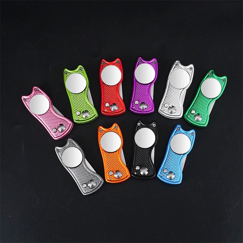 1pc Foldable Golf Divot Repair Tool With Golf Ball Tool Pitch Groove Cleaner Golf Accessories Putting Green Fork Training AidsEstaliosFitEstaliosFit183651810;20260421;1776809335tLfGx