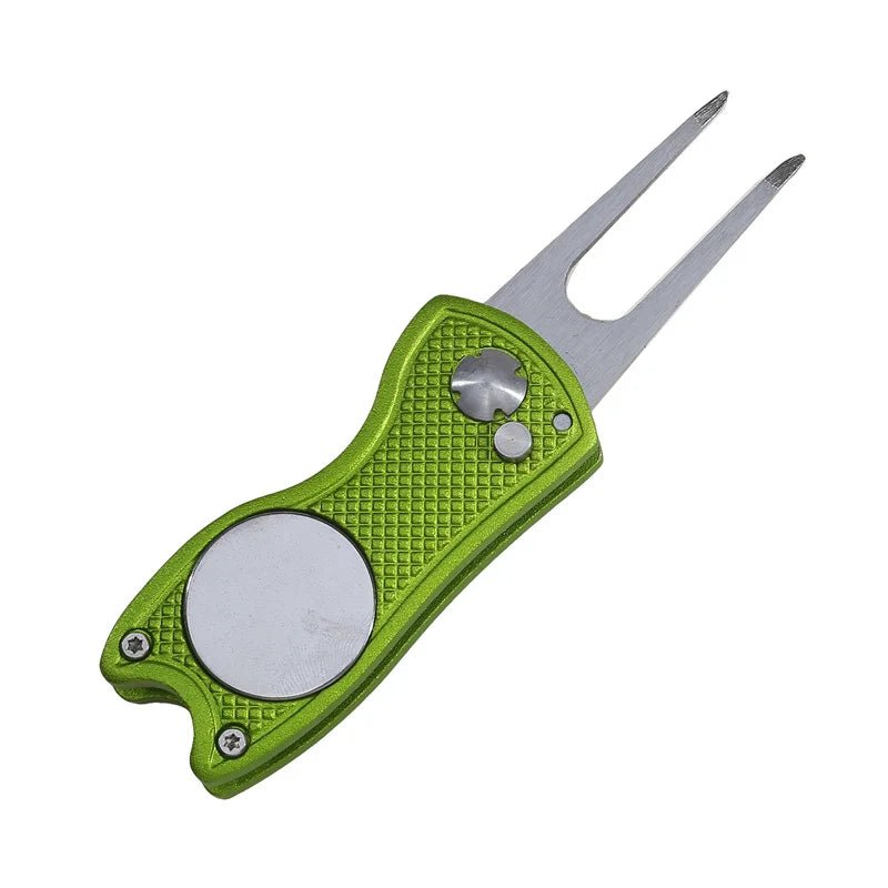 1pc Foldable Golf Divot Repair Tool With Golf Ball Tool Pitch Groove Cleaner Golf Accessories Putting Green Fork Training AidsEstaliosFitEstaliosFit183651811;20260421;1776809335VzwX9