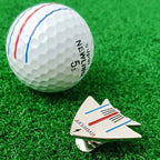 1pc Golf Putting Alignment Aiming Tool Ball Marker With Magnetic Hat Clip Aircraft pattern，Golf Training Accessories，For GolferEstaliosFitEstaliosFit183651725;20260421;17768093245mH1E