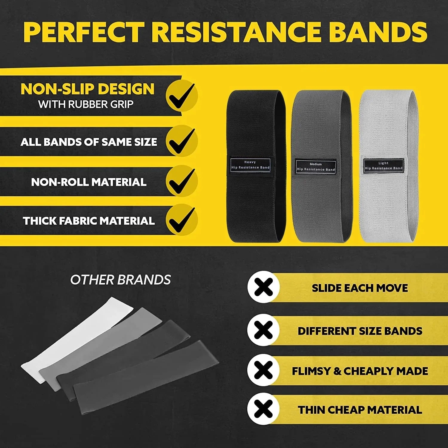 1pc/1 set Fabric Resistance Hip Bands - Glute Thigh Workout Circle for Squats Yoga Stretching - Fitness Loops Gym EquipmentEstaliosFitEstaliosFit184448069;2026057;1778180161GXb8C