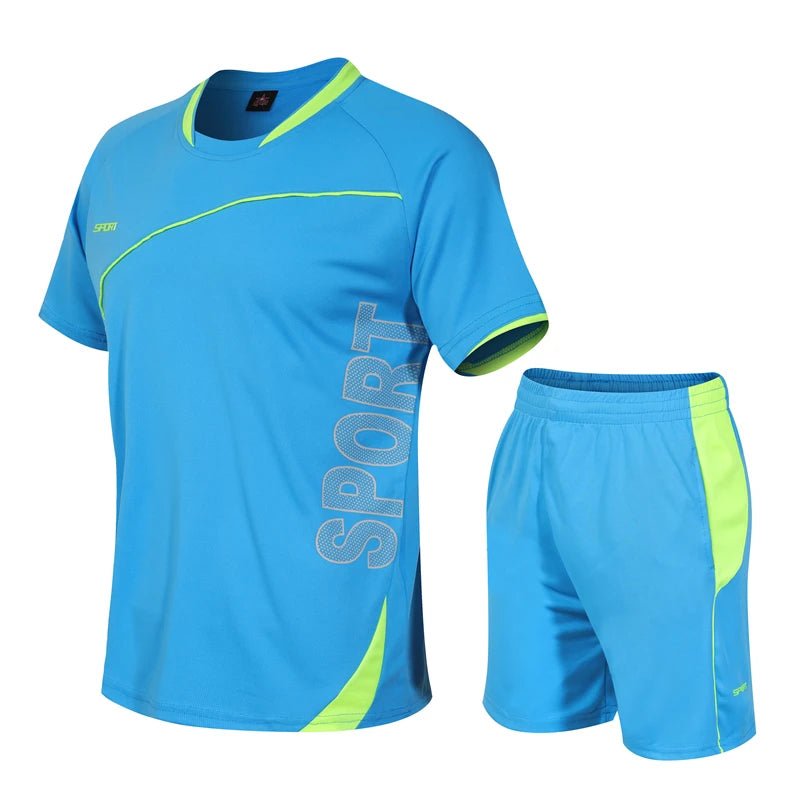 2 Pcs/Set Men's Tracksuit Gym Fitness badminton Sports Suit Clothes Running Jogging Sport Wear Exercise Workout set sportswearEstaliosFitEstaliosFit184449384;2026057;17781803810o8bh