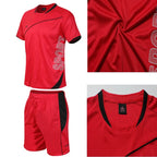 2 Pcs/Set Men's Tracksuit Gym Fitness badminton Sports Suit Clothes Running Jogging Sport Wear Exercise Workout set sportswearEstaliosFitEstaliosFit184449384;2026057;17781803810o8bh