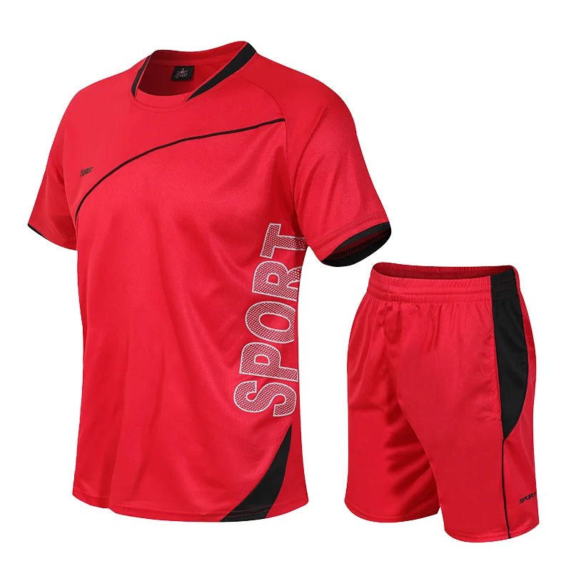 2 Pcs/Set Men's Tracksuit Gym Fitness badminton Sports Suit Clothes Running Jogging Sport Wear Exercise Workout set sportswearEstaliosFitEstaliosFit184449384;2026057;17781803810o8bh