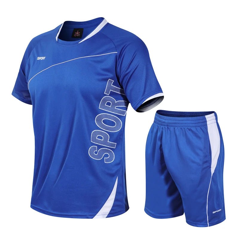 2 Pcs/Set Men's Tracksuit Gym Fitness badminton Sports Suit Clothes Running Jogging Sport Wear Exercise Workout set sportswearEstaliosFitEstaliosFit184449384;2026057;17781803810o8bh