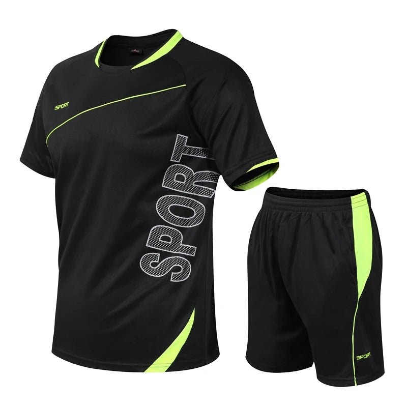 2 Pcs/Set Men's Tracksuit Gym Fitness badminton Sports Suit Clothes Running Jogging Sport Wear Exercise Workout set sportswearEstaliosFitEstaliosFit184449384;2026057;17781803810o8bh