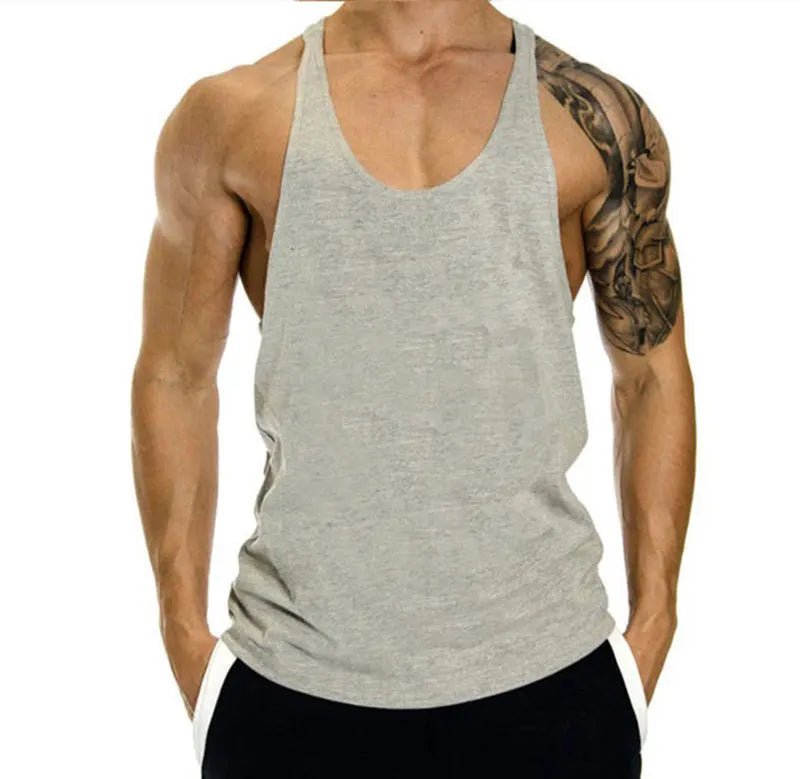 2023 New Mens Cotton Tank Tops Captain Shirt Gym Fitness Vest Sleeveless Male Casual Bodybuilding Sports Man Workout ClothesEstaliosFitEstaliosFit184449971;2026057;1778180421V7Sl6