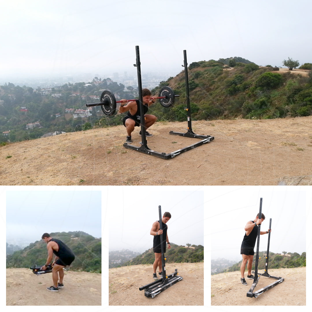 Squat Rack – Folding Portable Strength Rack