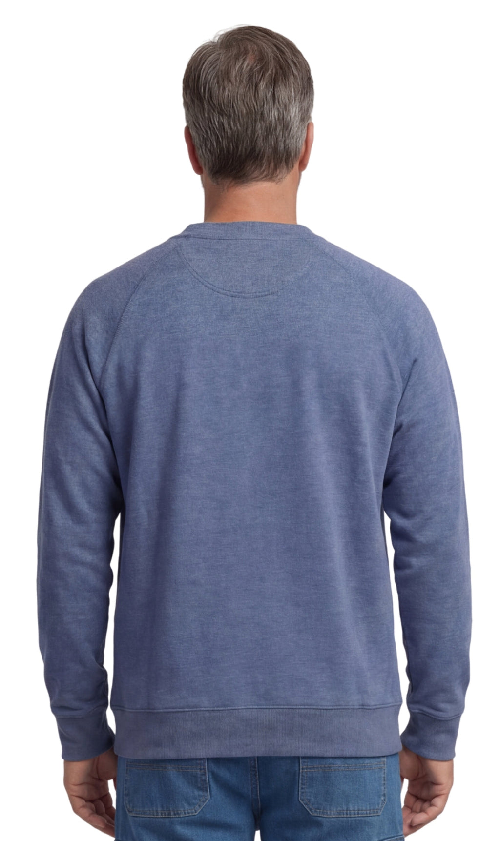 Men's 3-Pocket Fleece Sweatshirt with Raglan Seams - product view 11