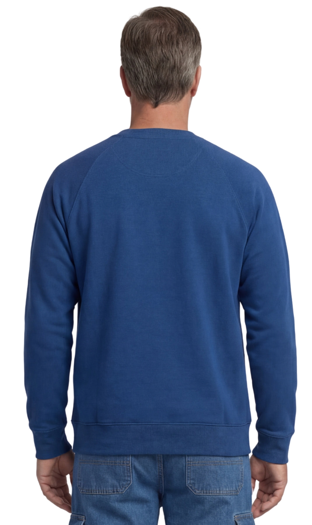 Men's 3-Pocket Fleece Sweatshirt with Raglan Seams - product view 17