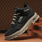 Men's Outdoor Boots - High-Top Lace-Up Design