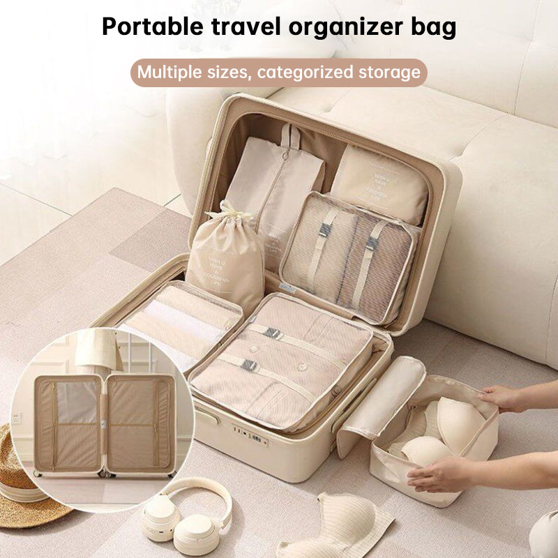 Packing Cubes - 7-Piece Travel Organizer Set
