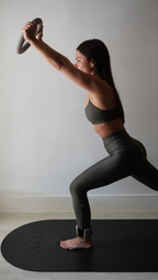 Oval Yoga Mat – PU Non-Slip Surface - product view 2