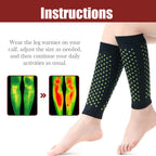 Leg Warmers - Wormwood Tourmaline Fiber Cover