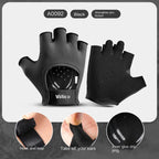 Yoga Gloves - Half-Finger Grip Pair