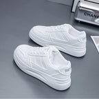 Women's Sneakers - Thick-Sole Sports Design