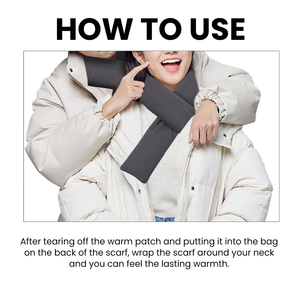 Stridewell Heating Scarf - Self-Heating Neck Wrap