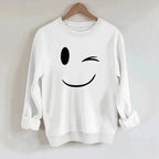 Velvet Sweatshirt - Loose-Fit Pullover