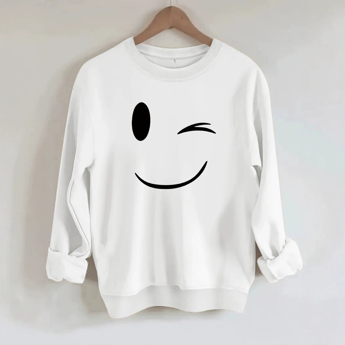 Velvet Sweatshirt - Loose-Fit Pullover