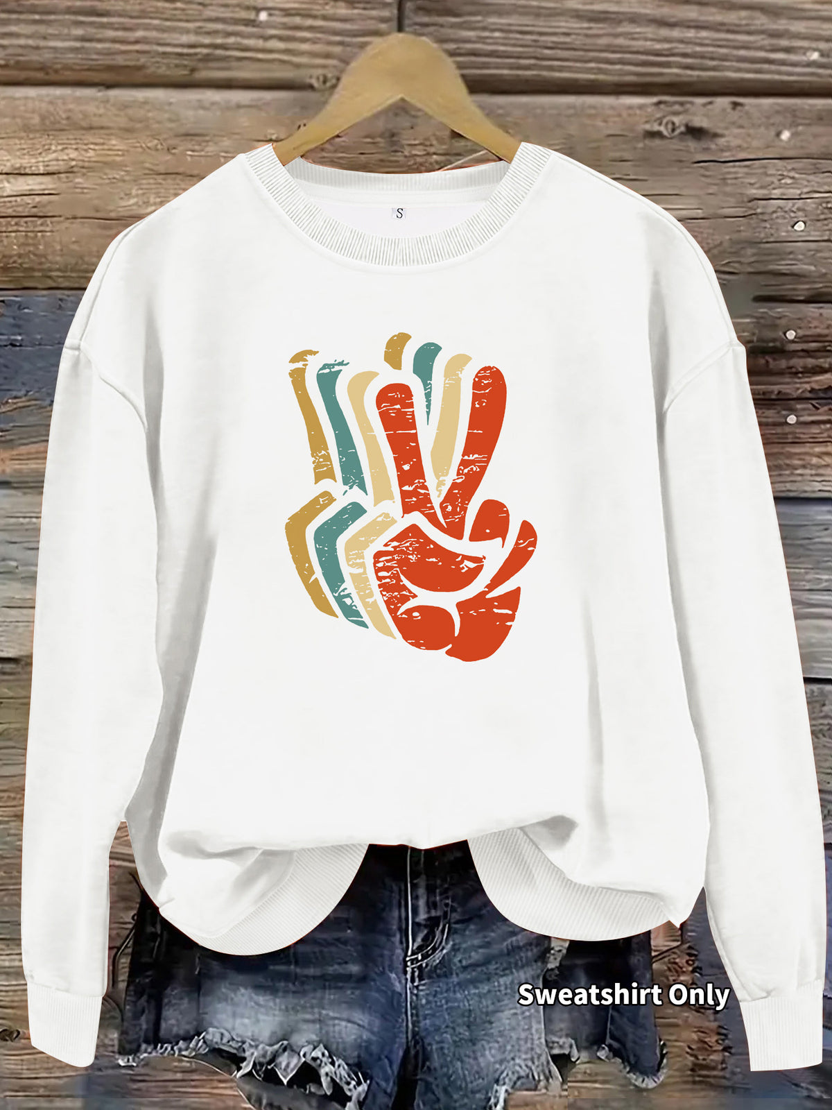 Women's Sweatshirt - Pattern-Print Fleece Pullover